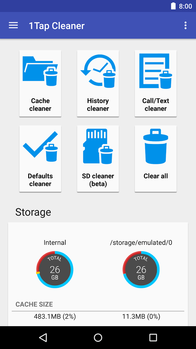 مراجعة تطبيق 1Tap Cleaner – لتنظيف الهاتف وتحسين الأداء بسهولة 1 تطبيق 1Tap Cleaner