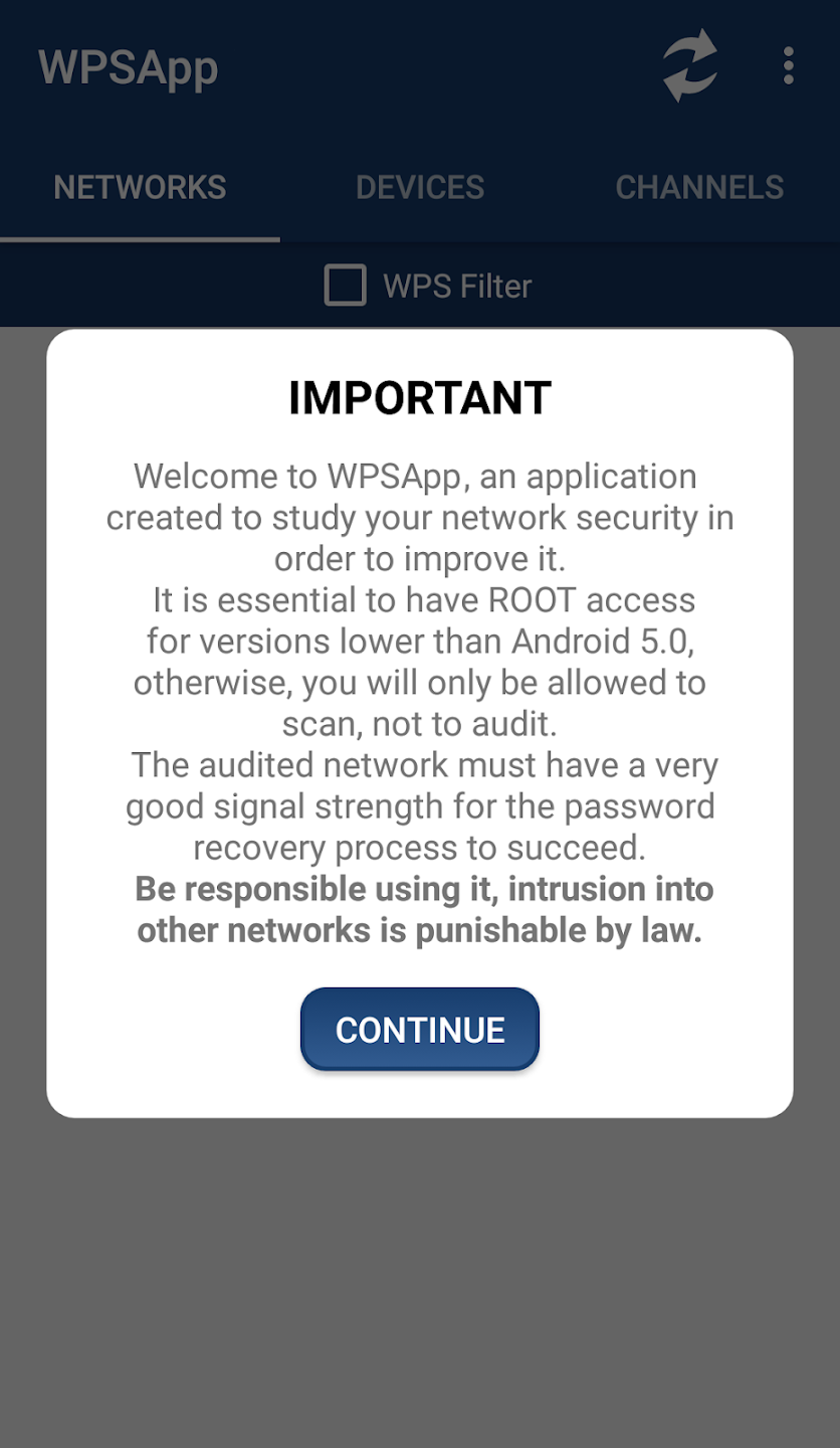 مراجعة تطبيق WPSApp: أداة لفحص أمان شبكات Wi-Fi وحمايتها 2 تطبيق WPSApp