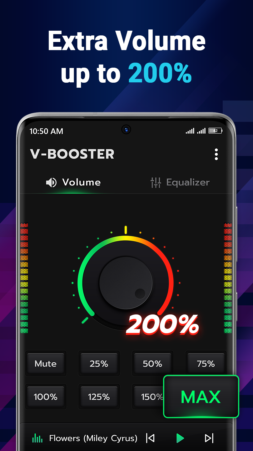 مراجعة تطبيق Volume Booster - Sound Booster لتعزيز جودة الصوت 2 تطبيق Volume Booster - Sound Booster