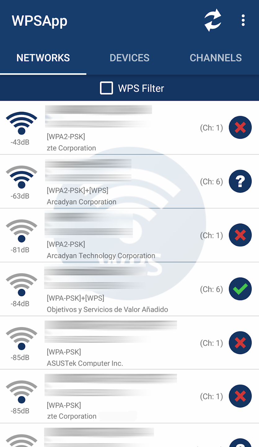 مراجعة تطبيق WPSApp: أداة لفحص أمان شبكات Wi-Fi وحمايتها 3 تطبيق WPSApp
