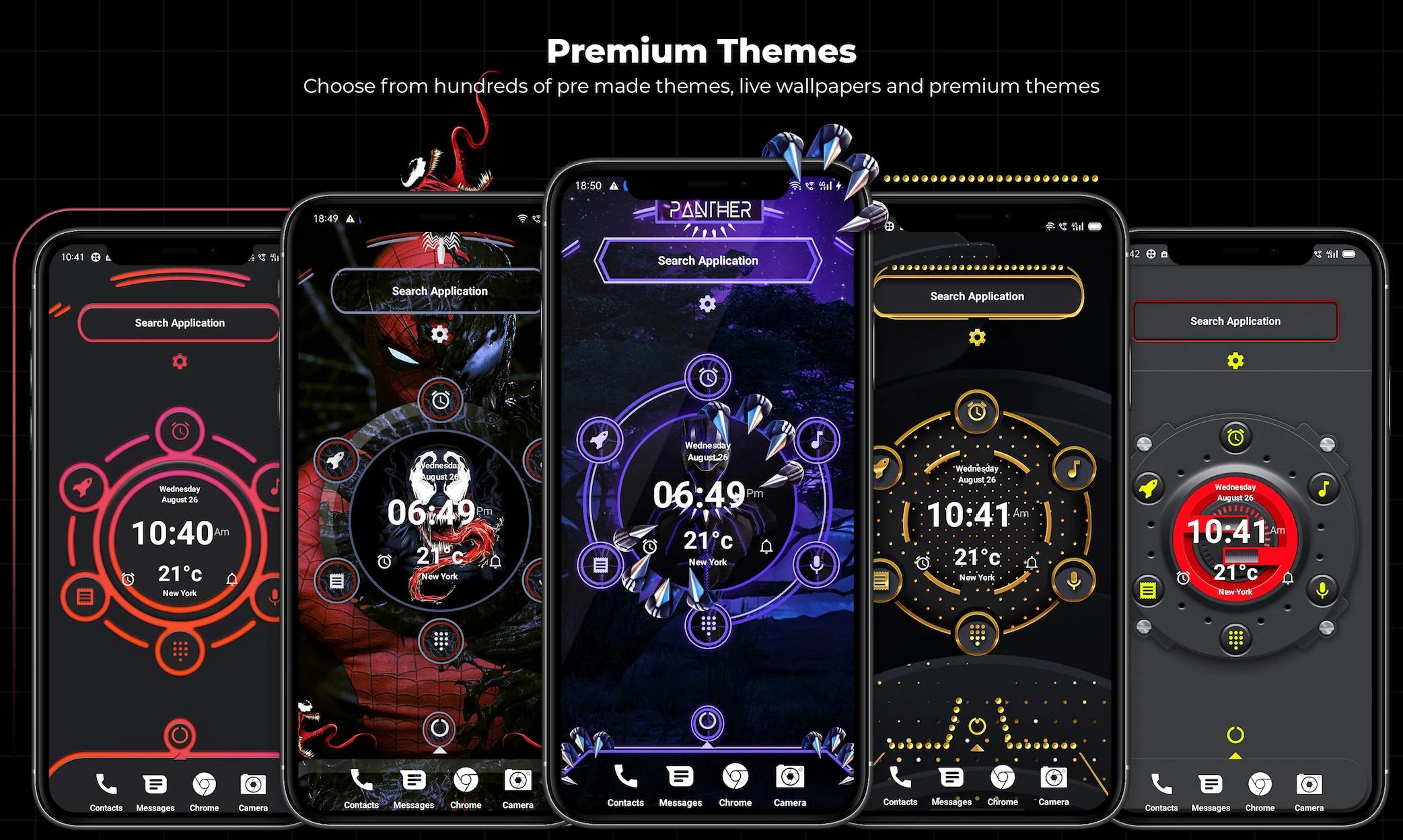 مراجعة تطبيق Alpha Hybrid Launcher 4D Theme: لانشر بتصميم ثلاثي الأبعاد 3 تطبيق Alpha Hybrid Launcher 4D Theme