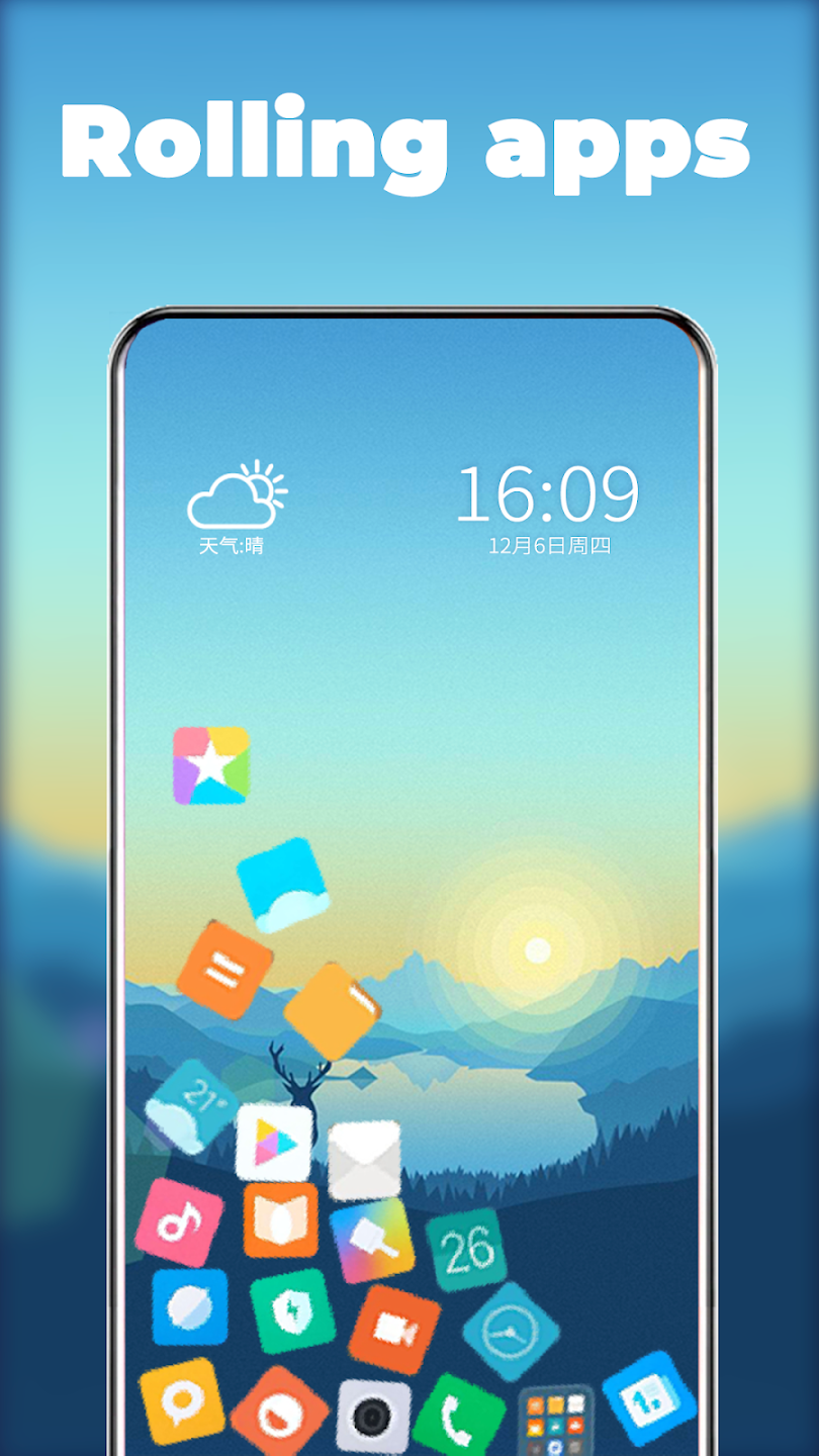 مراجعة تطبيق Rolling icons - App and photo : اجعل شاشة هاتفك أكثر تفاعلية وحيوية 3 تطبيق Rolling icons - App and photo