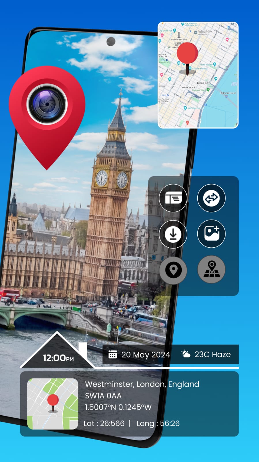 مراجعة تطبيق GPS Photo: With Location & Map أداة تحديد الموقع الجغرافي المثالية 2 تطبيق GPS Photo: With Location & Map