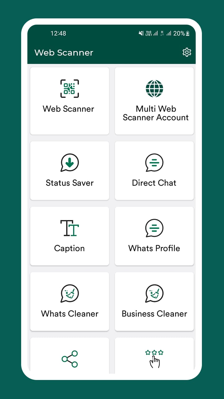 مراجعة تطبيق Whats Dual - Web Scanner Tool v1.2 إدارة حسابات متعدده في تطبيق واحد 2 تطبيق Whats Dual - Web Scanner Tool