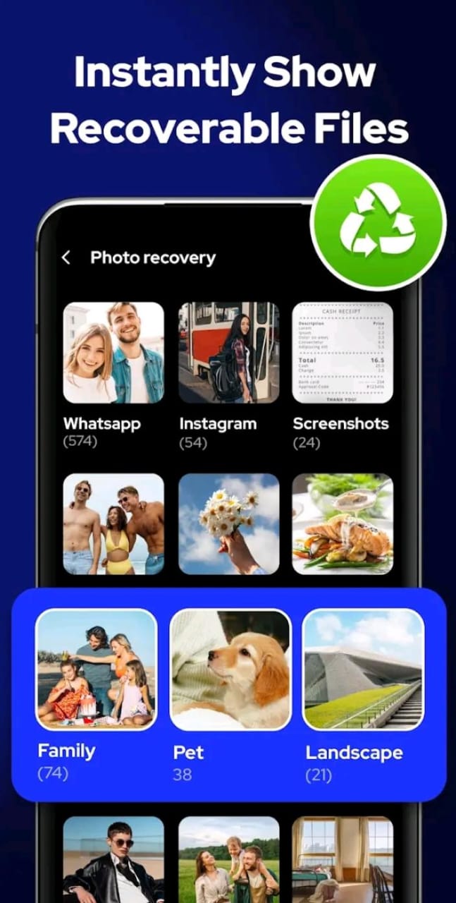 مراجعة تطبيق File Recovery - Photo Recovery v3.0: الحل الأمثل لاستعادة الملفات المحذوفة 1 تطبيق File Recovery - Photo Recovery