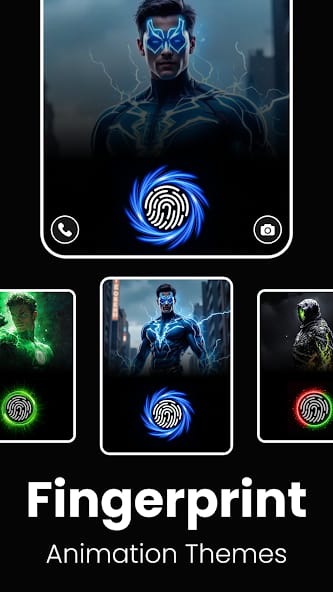 مراجعة تطبيق Fingerprint Animation Themes افضل تطبيق تأثيرات لبصمة الهاتف 2 تطبيق Fingerprint Animation Themes