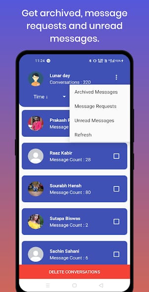 مراجعة تطبيق Delete Messages on Messenger a حذف رسائل ماسنجر دفعة واحدة 2 تطبيق Delete Messages on Messenger a