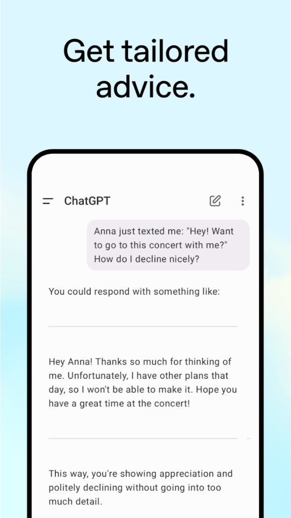 مراجعة تطبيق ChatGPT: رفيقك الذكي في عصر التكنولوجيا 5 تطبيق ChatGPT