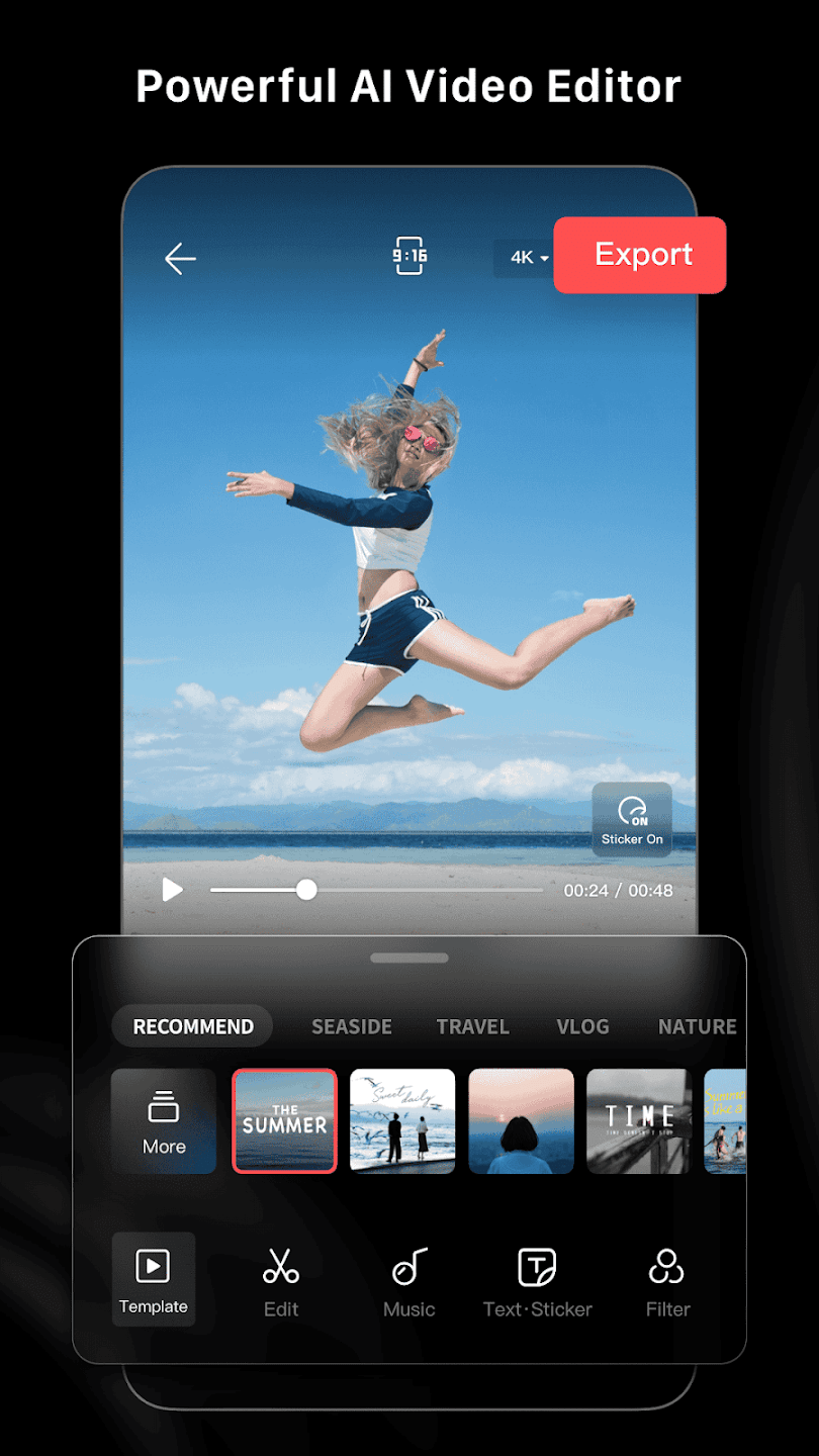 مراجعة تطبيق LightCut -AI Auto Video Editor :تحرير الفيديو بالذكاء الاصطناعي لإنشاء مقاطع احترافية بسهولة 1 تطبيق LightCut -AI Auto Video Editor