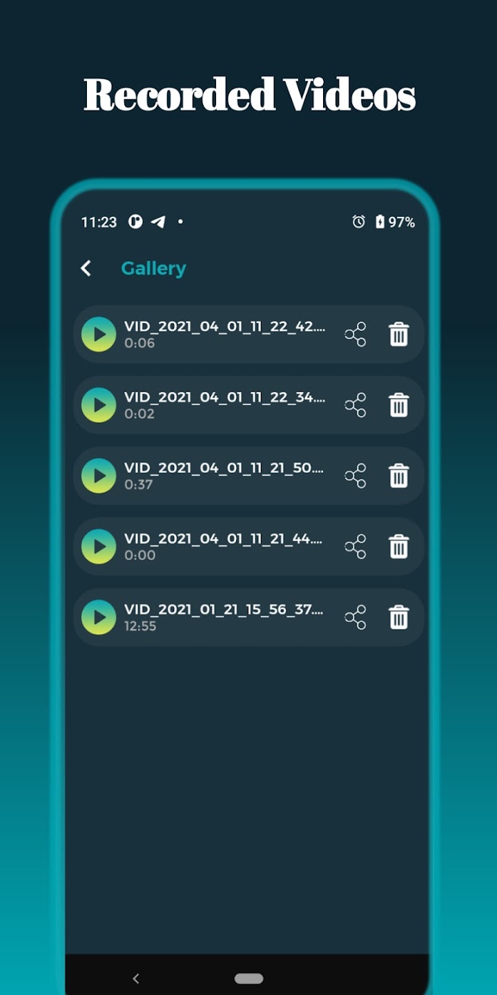 مراجعة تطبيق Third Eye-Smart Video Recorder:تطبيق ذكي لتسجيل الفيديوهات بسرية وكفاءة 2 تطبيق Third Eye-Smart Video Recorder
