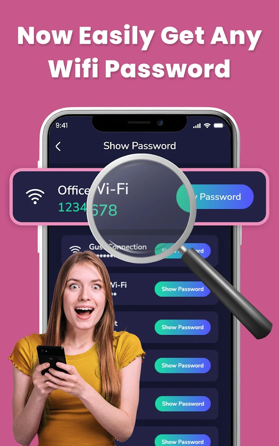 مراجعة تطبيق WiFi Scan: Show WiFi Password: لإدارة شبكات الواي فاي 2 تطبيق WiFi Scan: Show WiFi Password