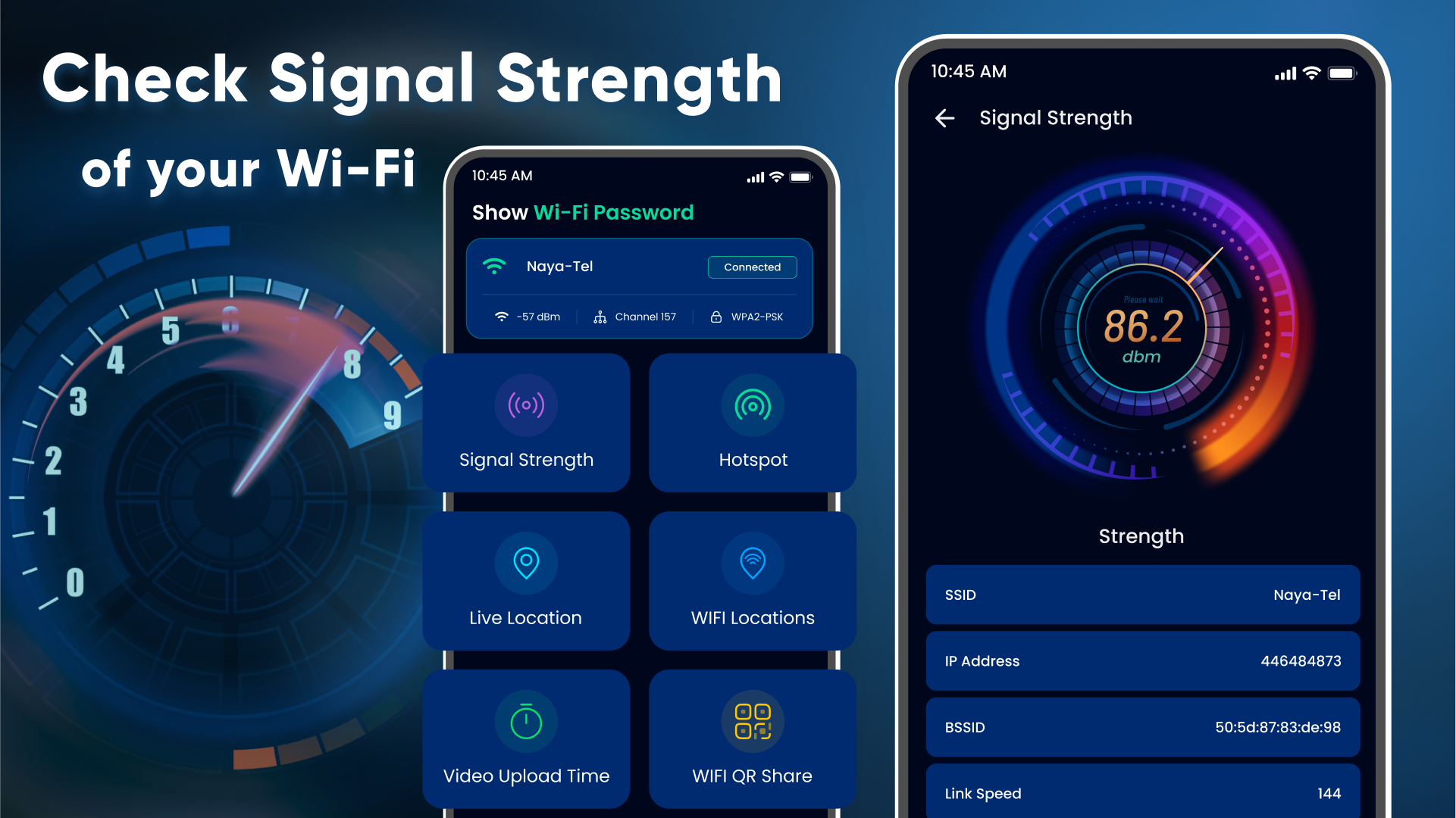 مراجعة تطبيق WiFi Password Show : أداة شاملة لإدارة شبكات الواي فاي واختبار سرعة الإنترنت 4 تطبيق WiFi Password Show