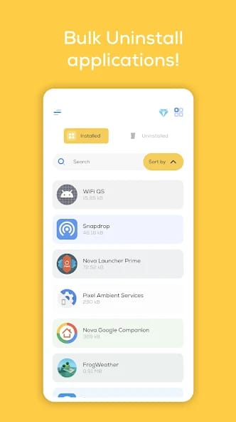 مراجعة تطبيق AppDrop: Bulk Uninstaller حذف التطبيقات بالجملة 3 تطبيق AppDrop: Bulk Uninstaller