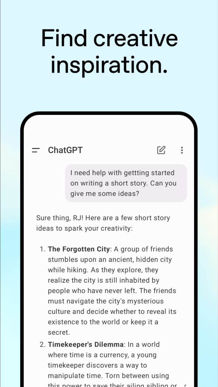 مراجعة تطبيق ChatGPT v1.3 لمحبى الذكاء الاصطناعي 1 تطبيق ChatGPT
