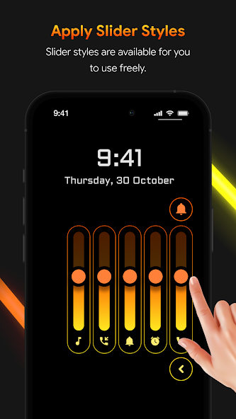 مراجعة تطبيق Neon LED Volume - Volume Style: حوّل صوت هاتفك لتحفة ضوئية 1 تطبيق Neon LED Volume - Volume Style
